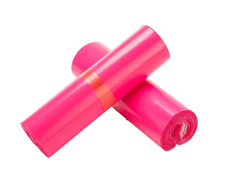 岳塘玫红色快递袋-02